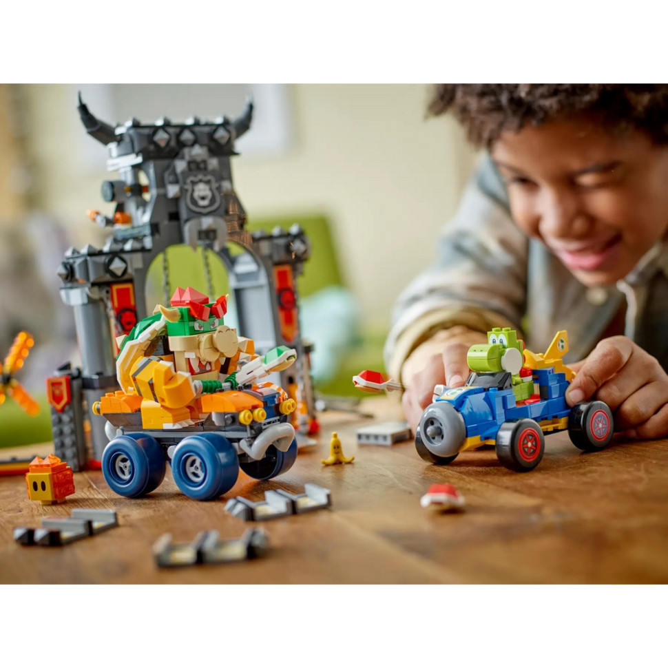 Конструктор Super Mario Mario Kart – Bowser та його замок LEGO 72039, 1068 деталей