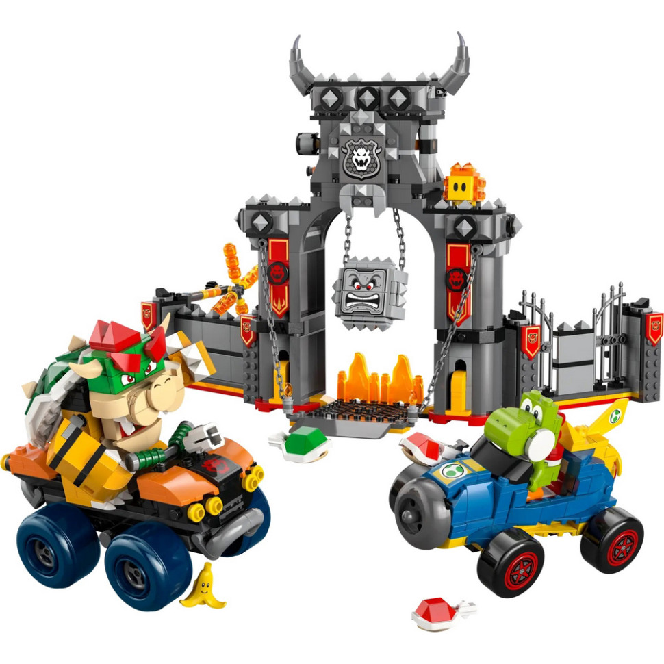 Конструктор Super Mario Mario Kart – Bowser та його замок LEGO 72039, 1068 деталей