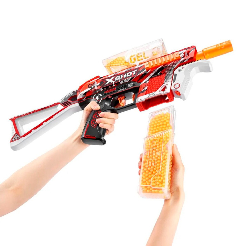 Швидкострільний бластер Hyper Gel medium X-Shot Zuru 36621R 10 000 гелевих кульок
