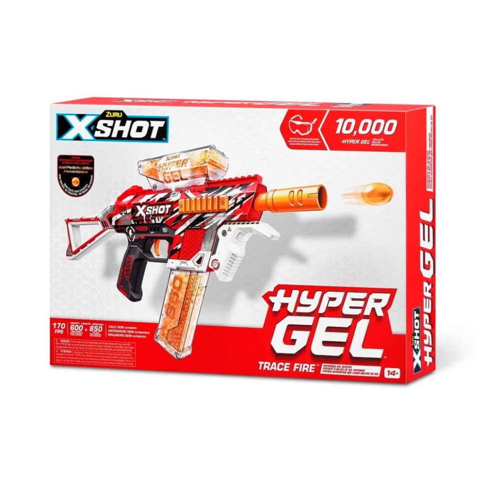 Швидкострільний бластер Hyper Gel medium X-Shot Zuru 36621R 10 000 гелевих кульок