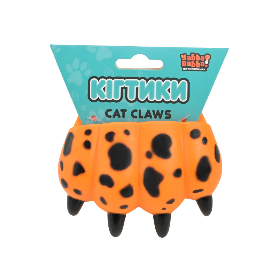 Антистресс детский Когтики Cat Claws YabbaDabba YD2576(Orange-Black) 9 см