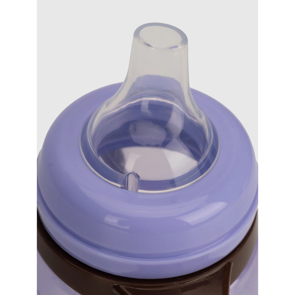 Поїльник з силіконовим носиком Mega Zayka MGZ-0314(Violet) 180 мл