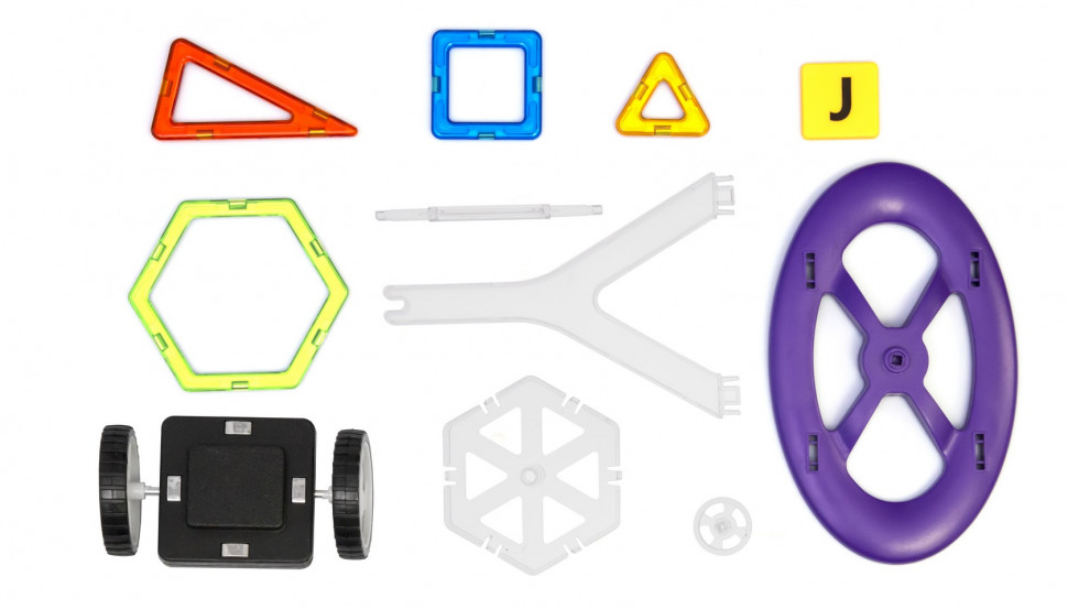 Конструктор Magplayer магнитный набор 98 эл. MPA-98