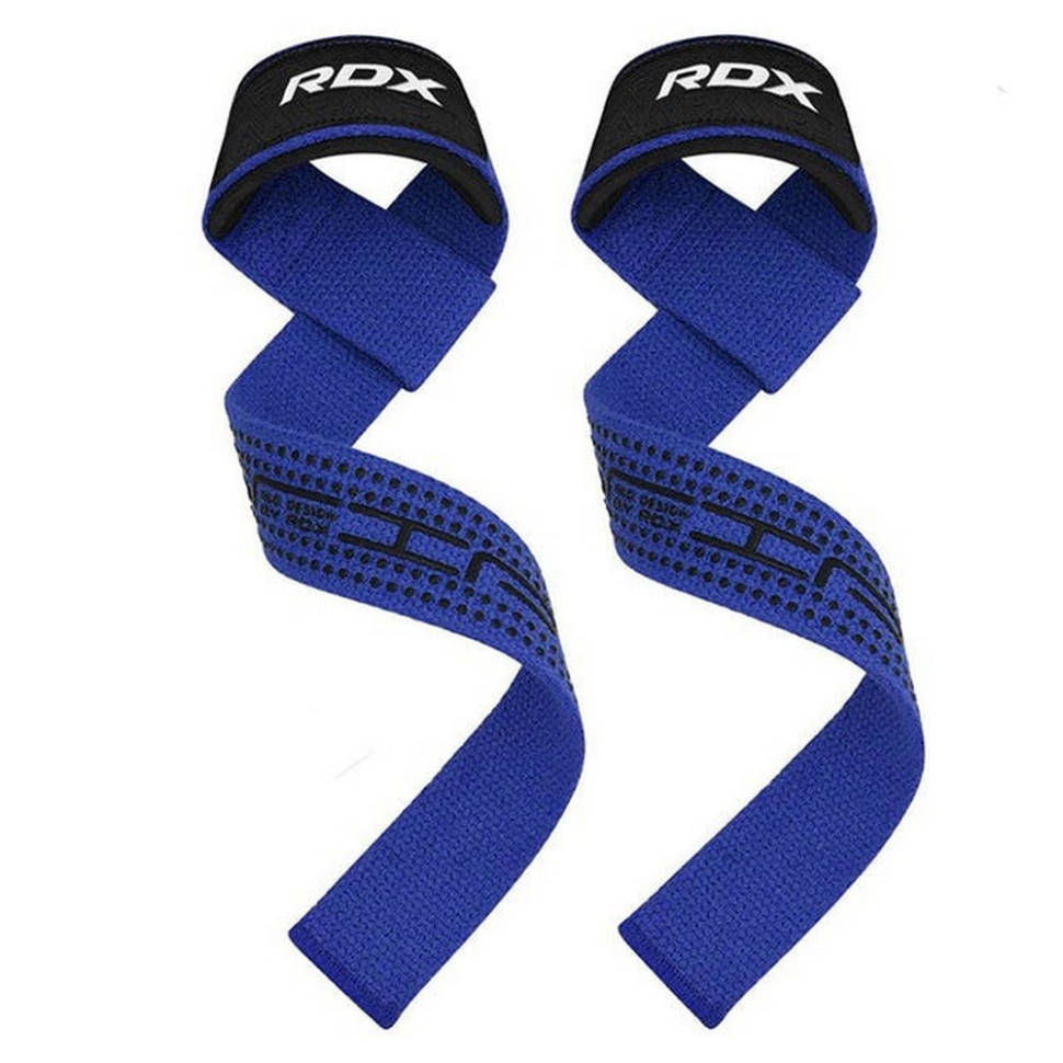 Лямки для тяги S4 Gym Cotton Gel Straps RDX Inc Limited WAC-S4B+ Black