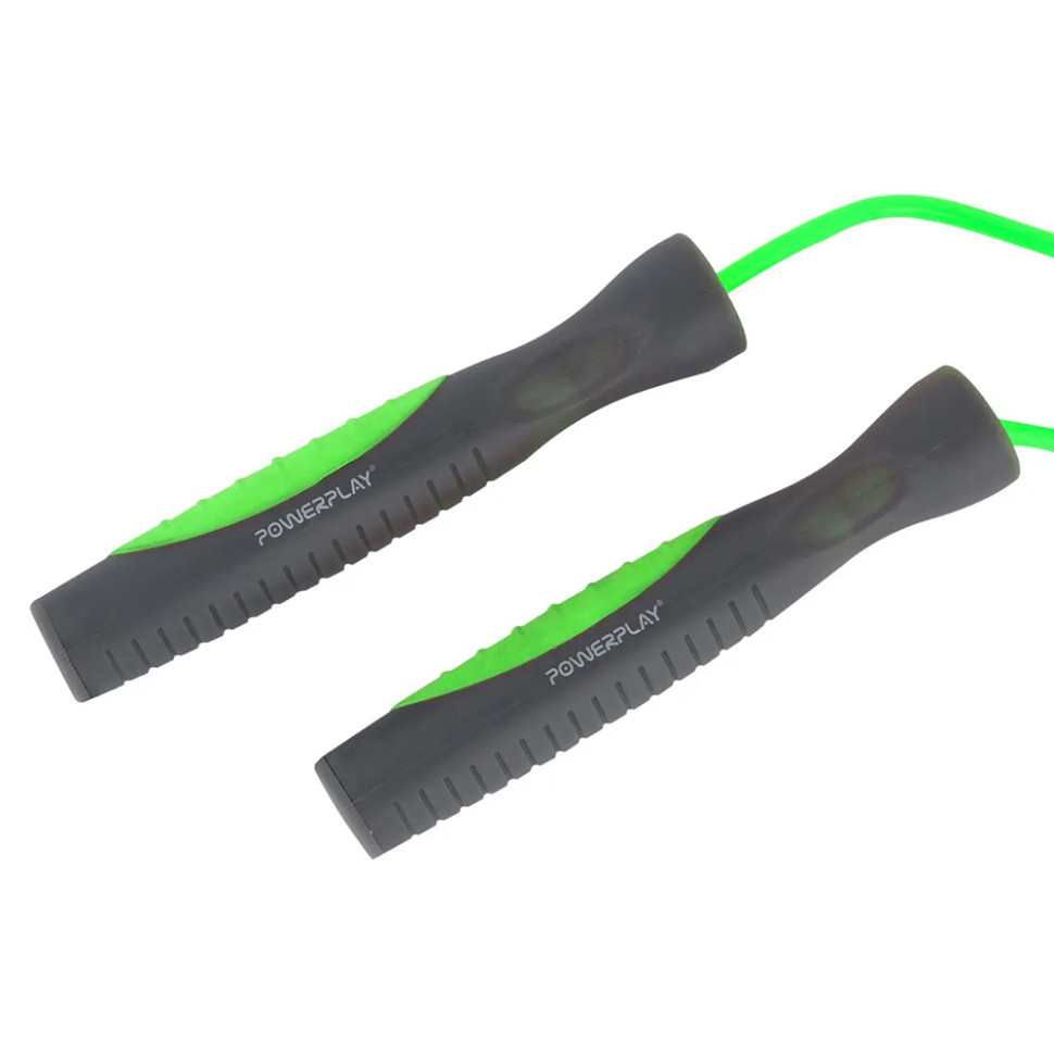 Скакалка PowerPlay PP_4204_Green, Зеленая