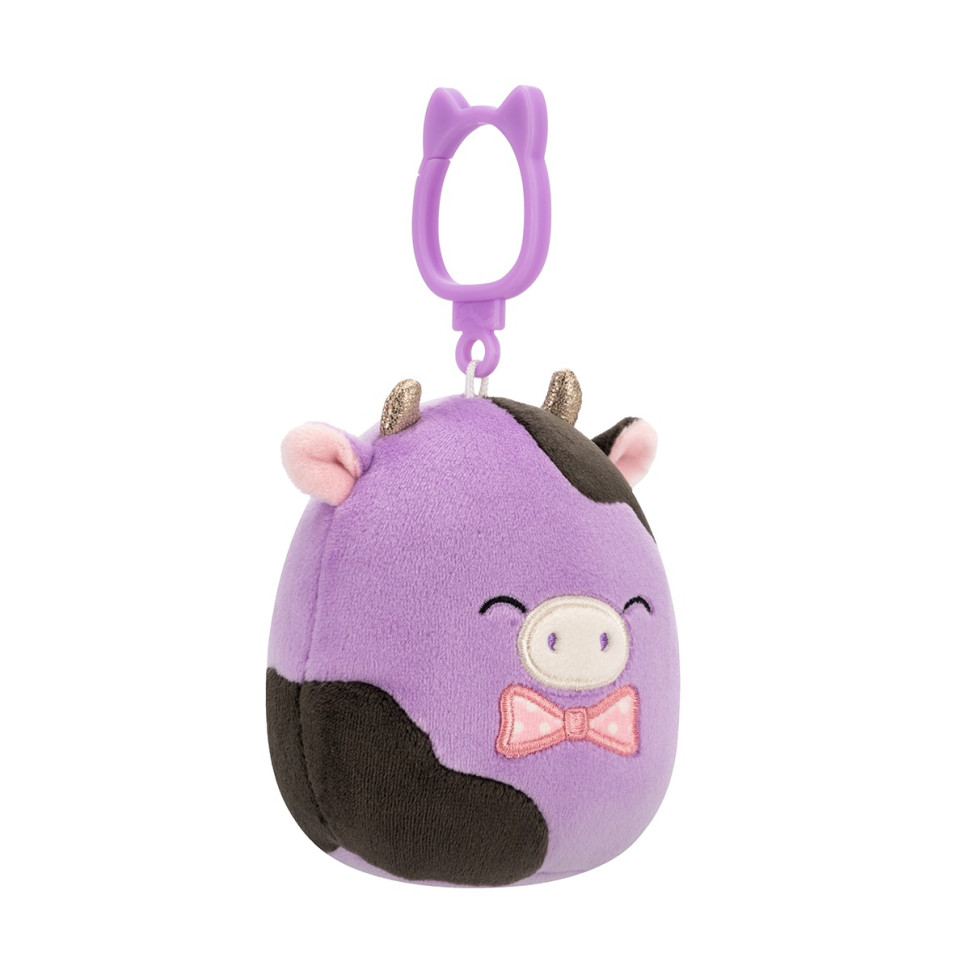 М'яка іграшка на кліпсі Корівка Олексі Squishmallows SQCP00463, 9 см