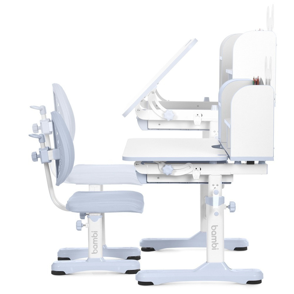 Дитяча Парта Bambi M 5800-11 сірий, зі стільчиком