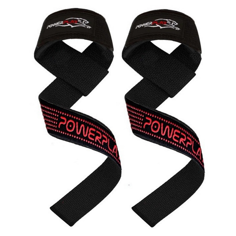 Лямки для тяги 7064 PowerPlay PP_7064_Black/Red, Черно-Красные