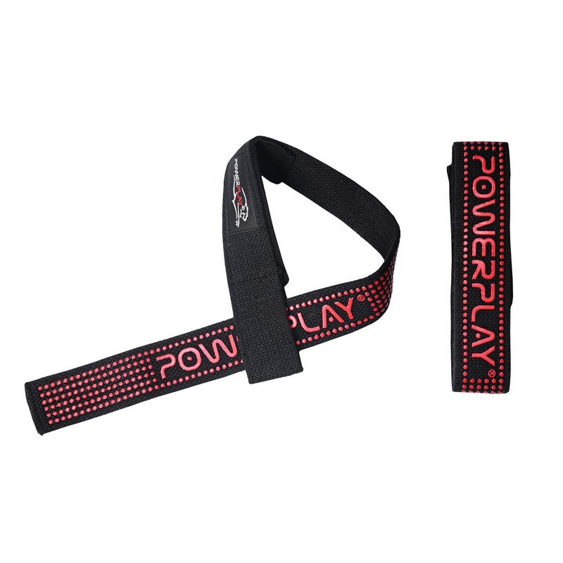 Лямки для тяги 7064 PowerPlay PP_7064_Black/Red, Черно-Красные