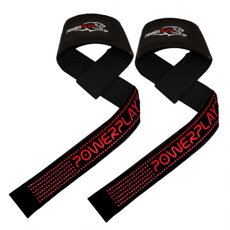 Лямки для тяги 7064 PowerPlay PP_7064_Black/Red, Черно-Красные
