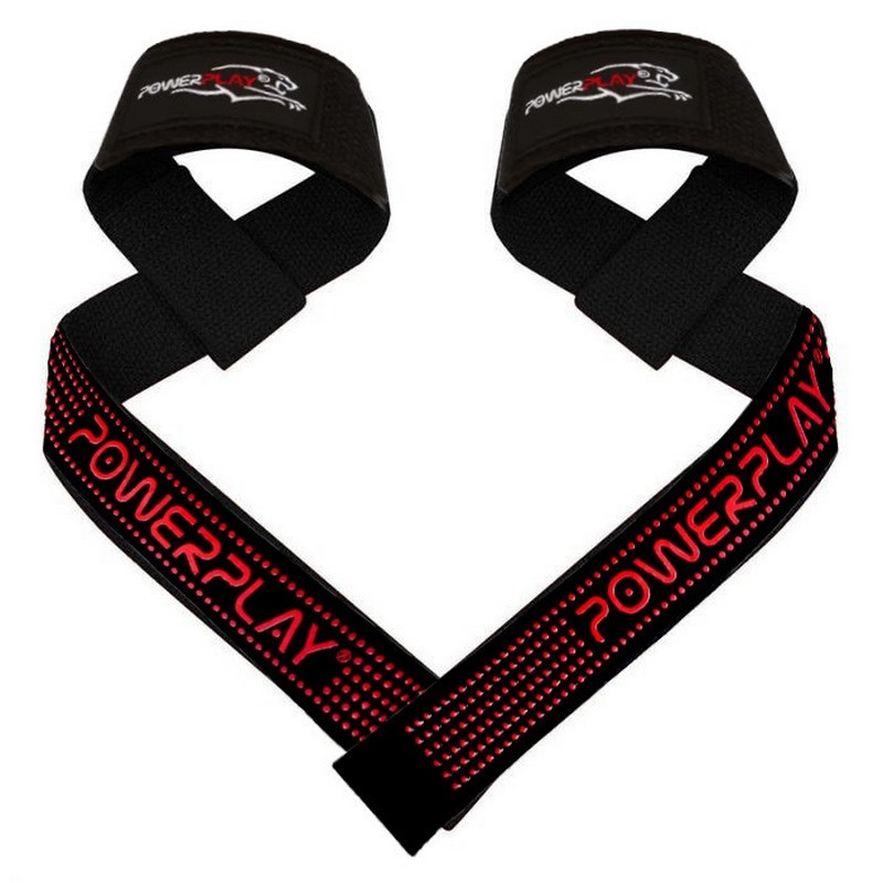 Лямки для тяги 7064 PowerPlay PP_7064_Black/Red, Черно-Красные