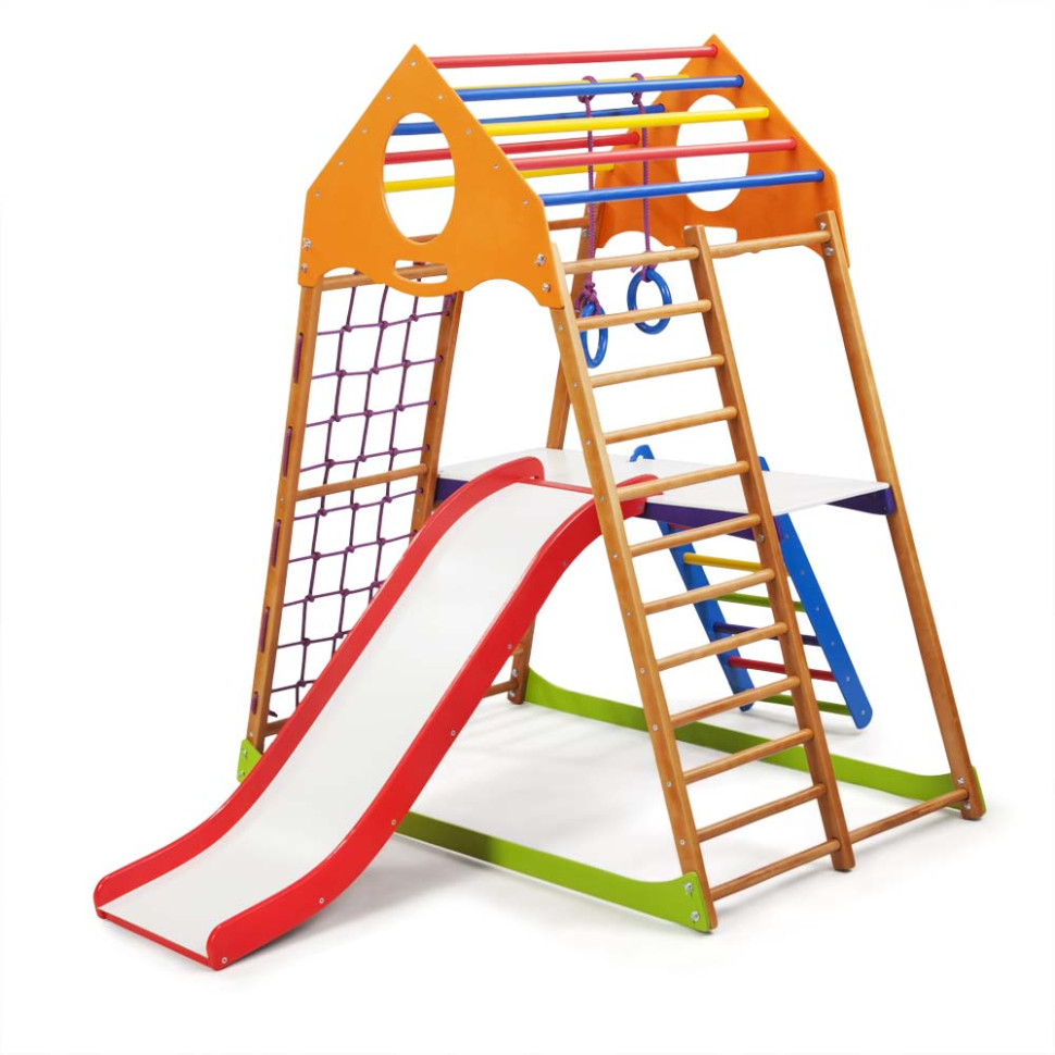 Дитячий спортивний комплекс SportBaby KindWood Plus 2 для дому