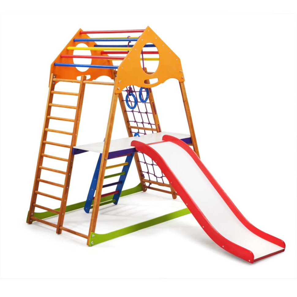 Дитячий спортивний комплекс SportBaby KindWood Plus 2 для дому