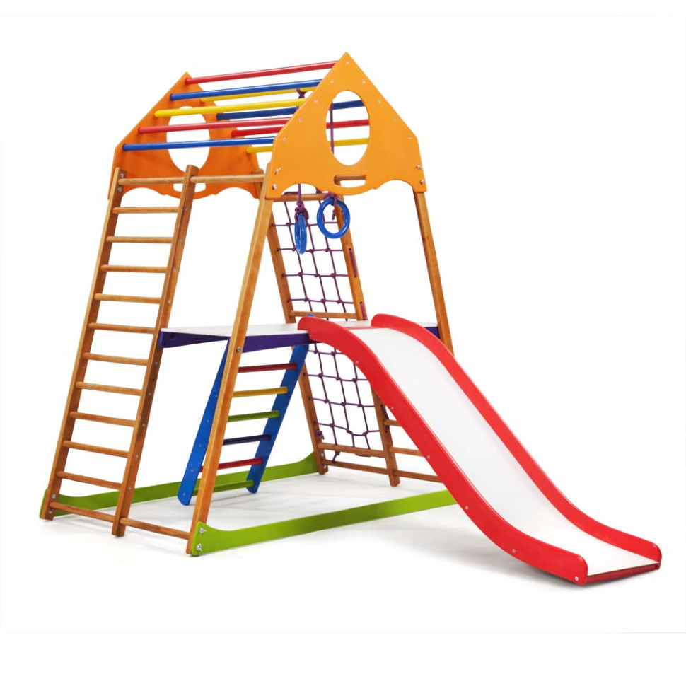 Дитячий спортивний комплекс SportBaby KindWood Plus 2 для дому