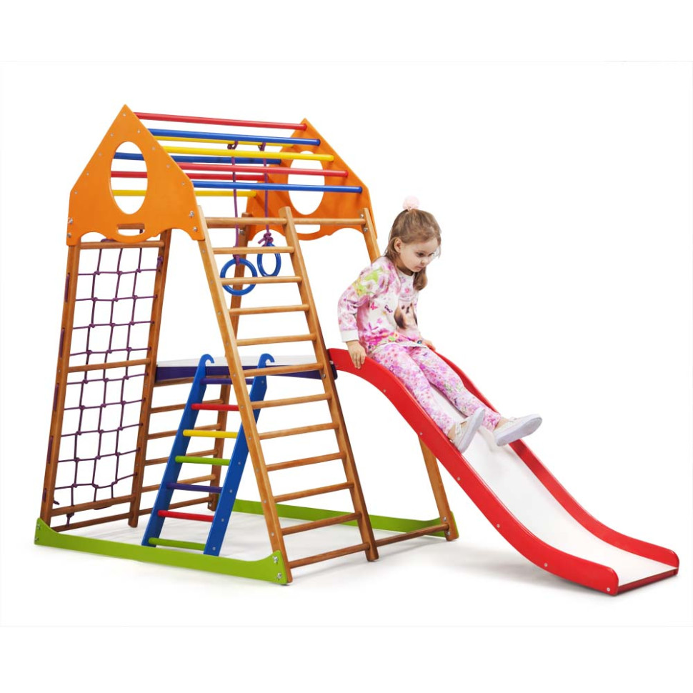 Дитячий спортивний комплекс SportBaby KindWood Plus 2 для дому