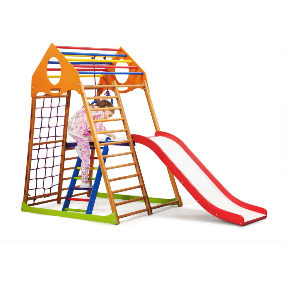 Дитячий спортивний комплекс SportBaby KindWood Plus 2 для дому