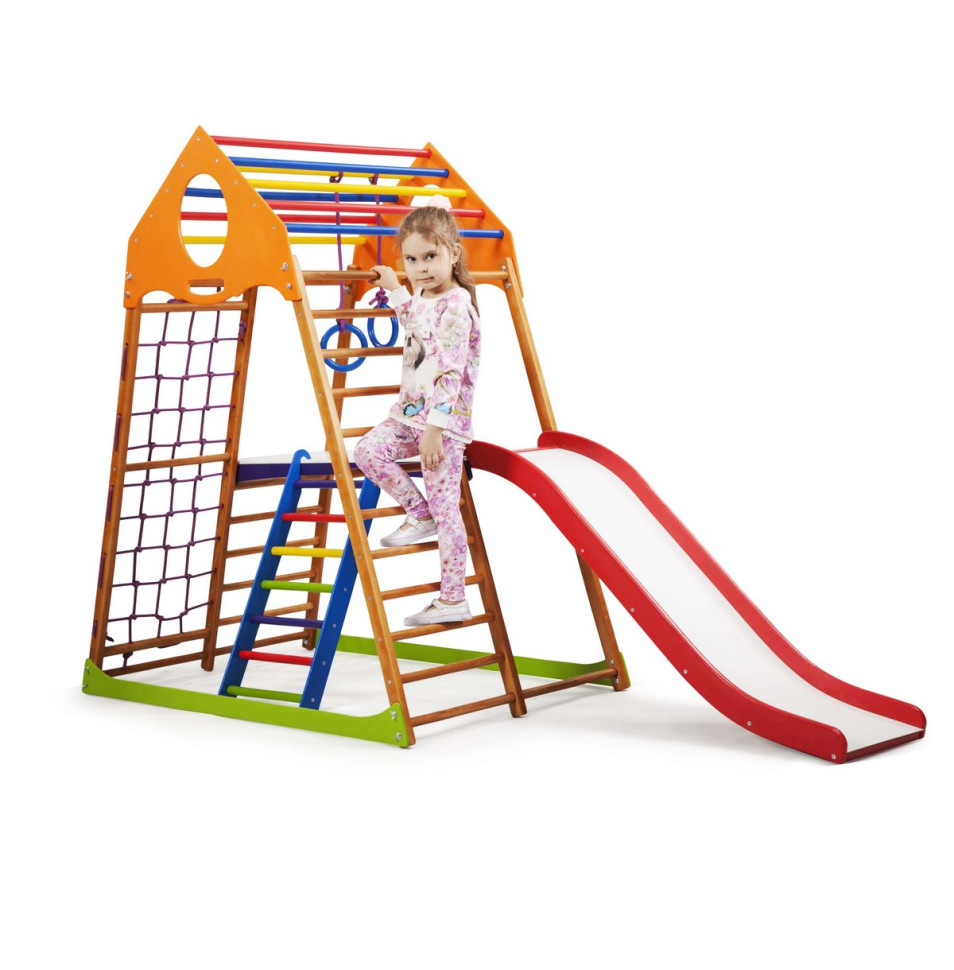 Дитячий спортивний комплекс SportBaby KindWood Plus 2 для дому