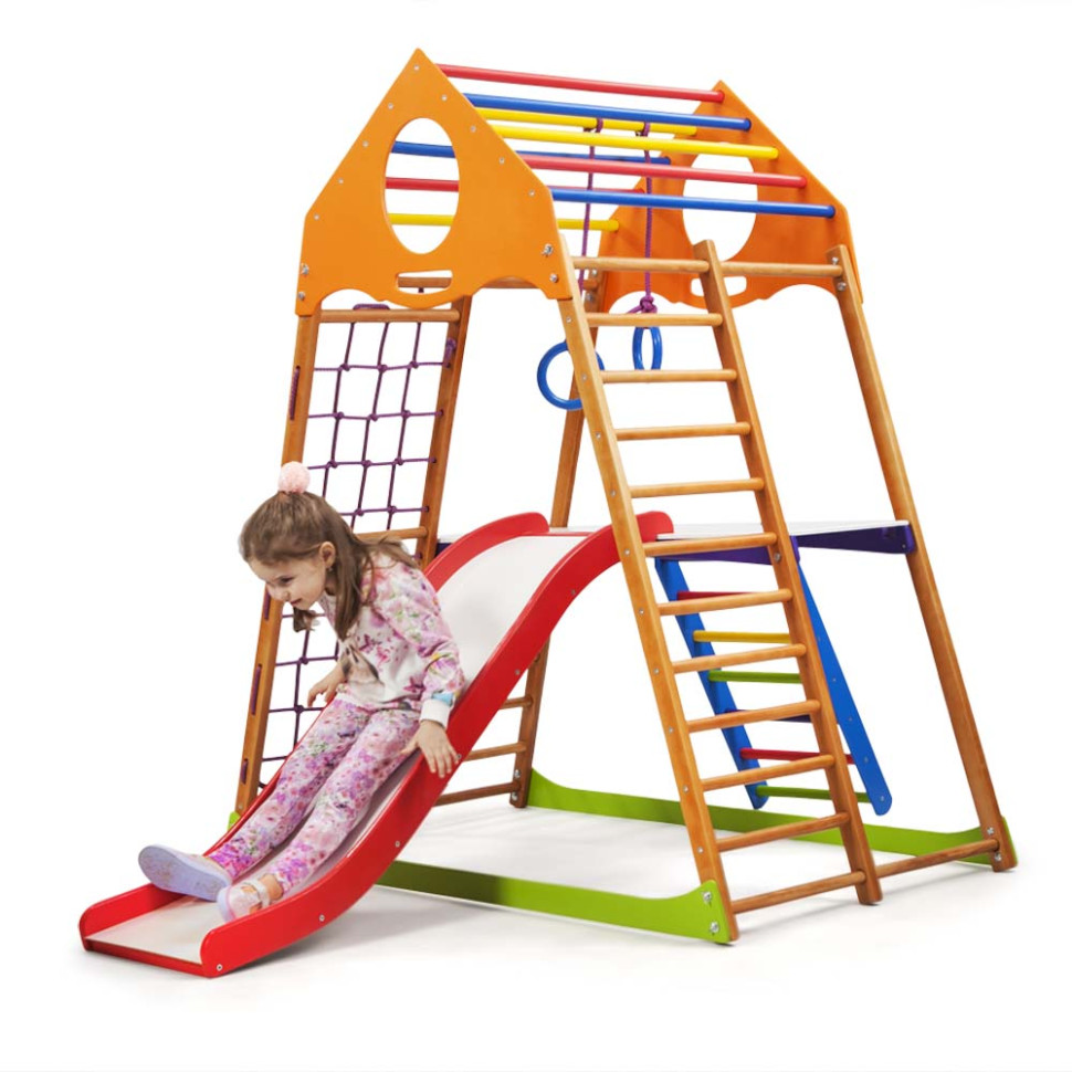 Дитячий спортивний комплекс SportBaby KindWood Plus 2 для дому