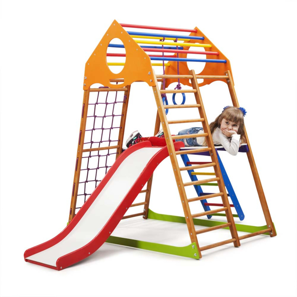 Дитячий спортивний комплекс SportBaby KindWood Plus 2 для дому