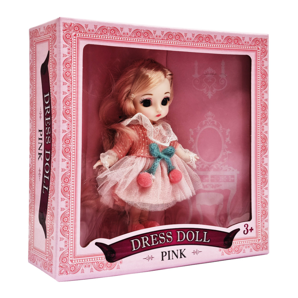 Дитяча лялька Bambi YC8001-6A(Pink) 15 см