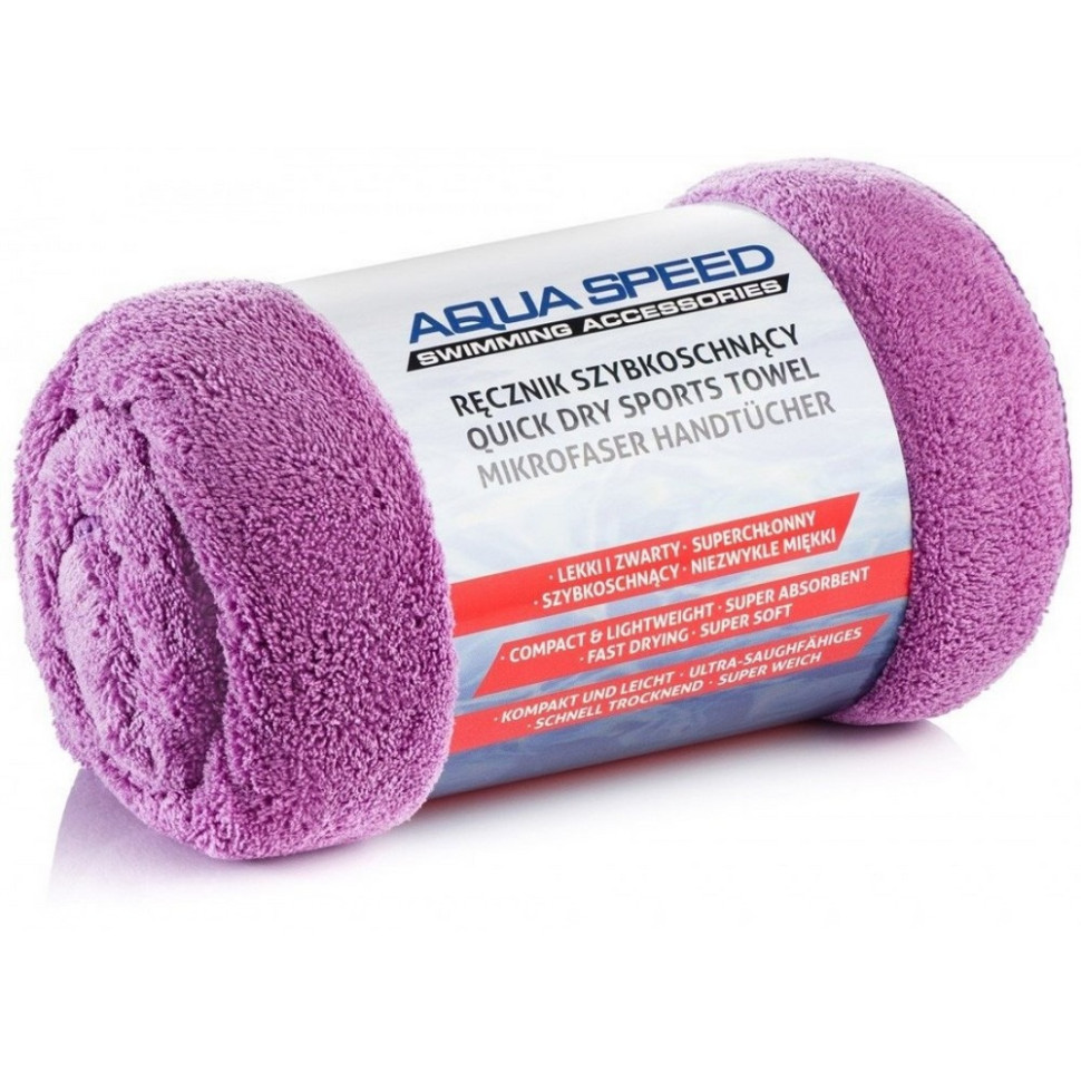 Рушник DRY CORAL 7040 Aqua Speed 157-09-50x100​​ фіолетовий 50 x 100 см