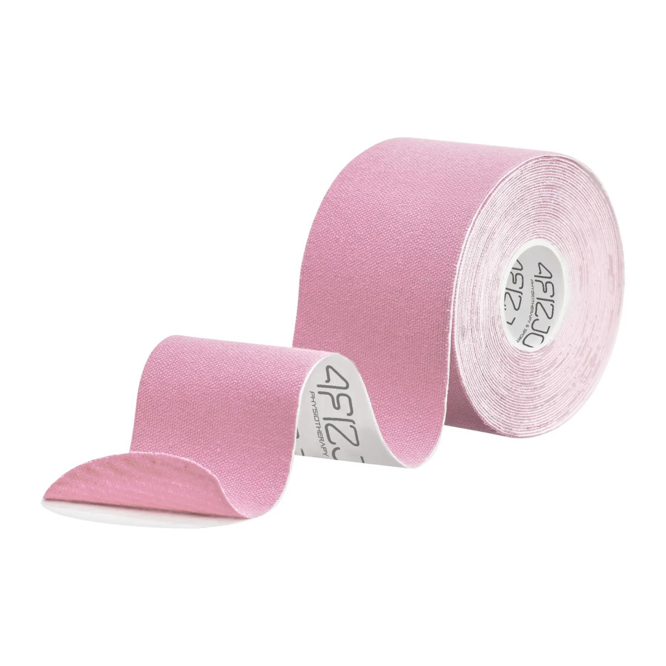 Лента кинезиологическая (кинезио тейп) 4FIZJO 4FJ0625 Light Pink 5 см 5 м