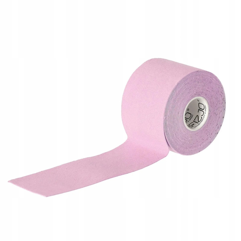 Лента кинезиологическая (кинезио тейп) 4FIZJO 4FJ0625 Light Pink 5 см 5 м