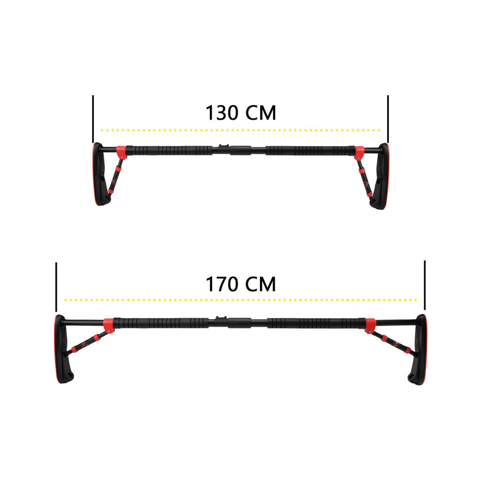 Турнік розсувний Elite Cornix XR-0292 Black/Red, розмір 130 х 170 см