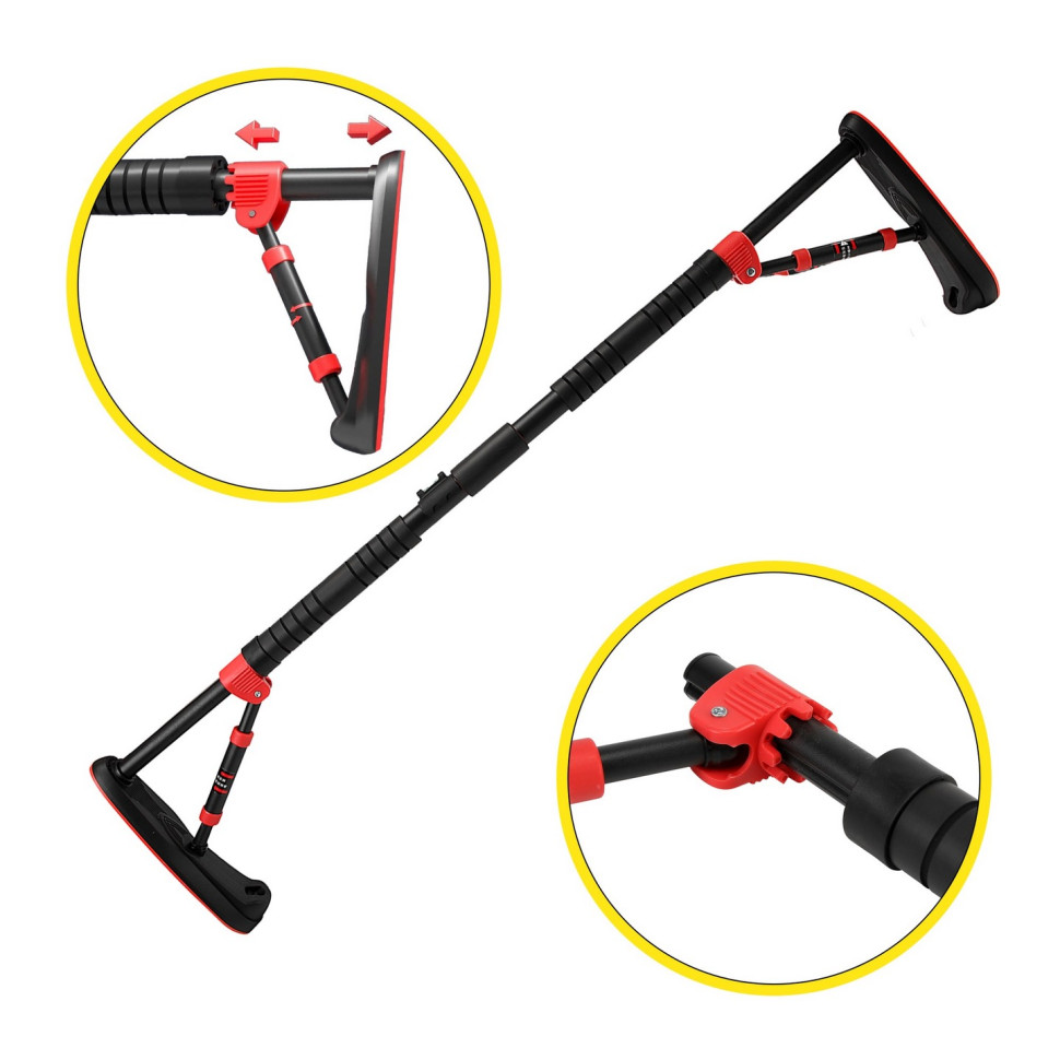Турнік розсувний Elite Cornix XR-0292 Black/Red, розмір 130 х 170 см