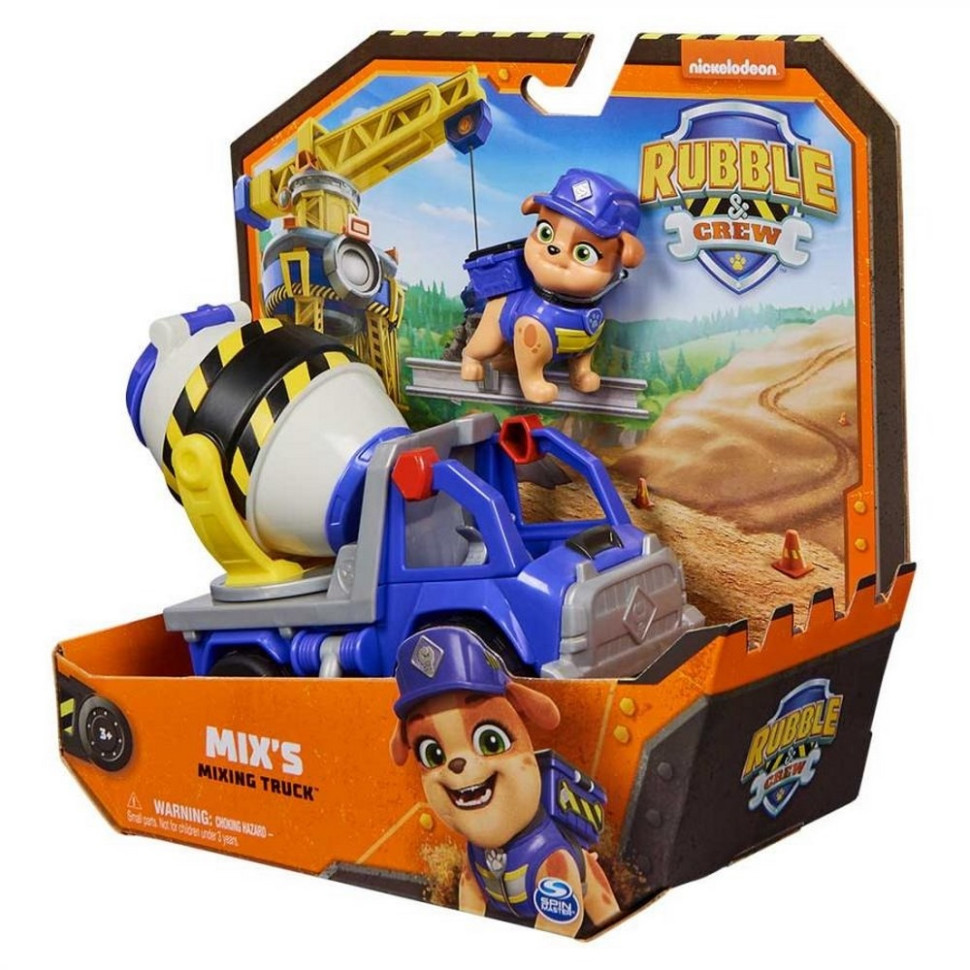 Детский строительный автомобиль с фигуркой Микса Spin Master SM28500/6066540