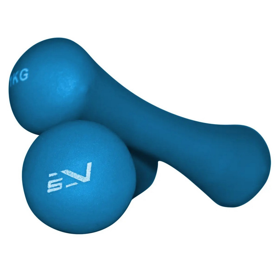 Гантели виниловые SportVida SV-HK0029, 2 x 1 кг 