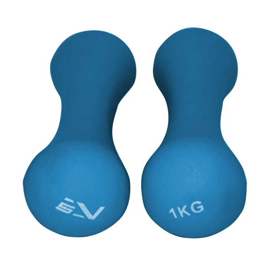 Гантели виниловые SportVida SV-HK0029, 2 x 1 кг 