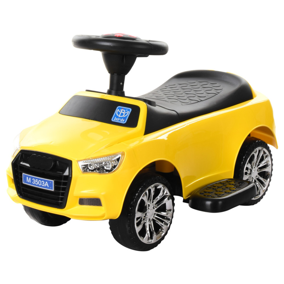 Каталка-толокар Bambi M 3503A-6 Жовтий 2 в 1