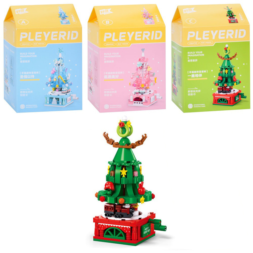 Конструктор дитячий Новорічна Ялинка SLUBAN Bambi Bambi M38-P8035