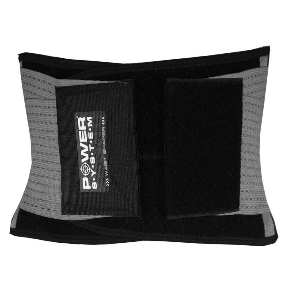 Пояс-корсет для поддержки спины Waist Shaper Power System 6031GR-3 Grey, S/M