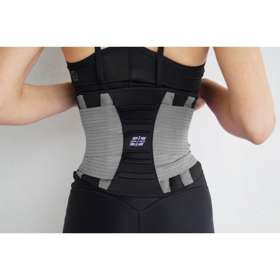 Пояс-корсет для поддержки спины Waist Shaper Power System 6031GR-3 Grey, S/M