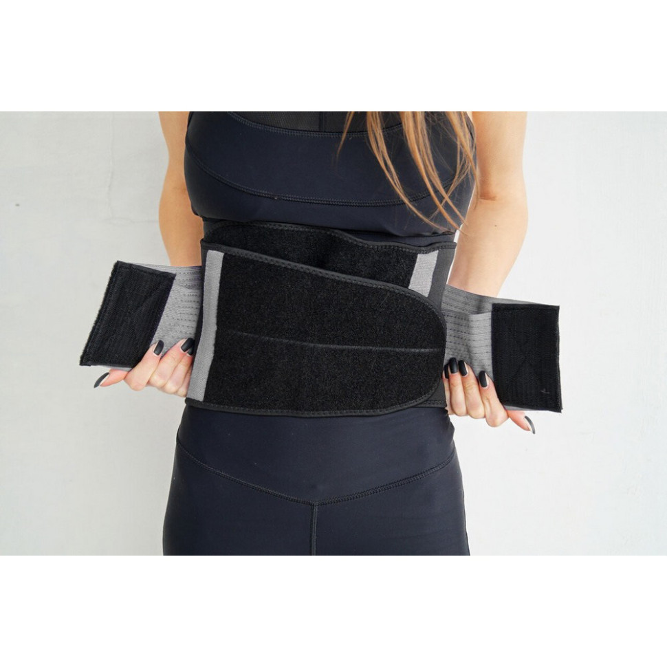 Пояс-корсет для поддержки спины Waist Shaper Power System 6031GR-3 Grey, S/M
