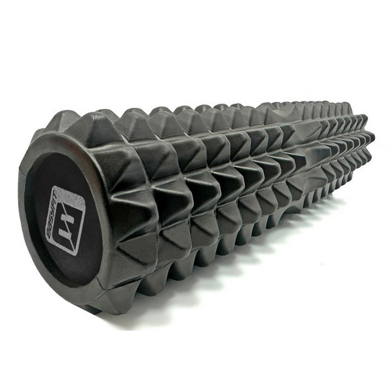 Массажный ролик Solid Grid Roller v.2.2 s EasyFit EF-2053-BK 45 см, черный