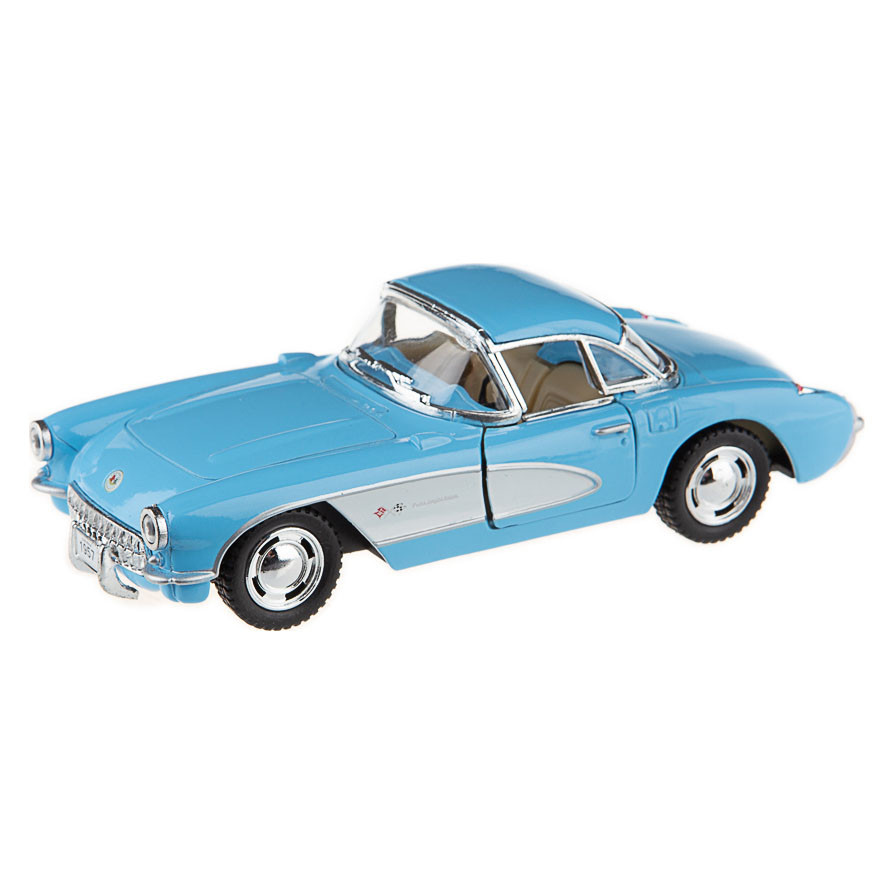 Машинка Chevrolet Corvette 1957 Kinsmart KT5316W інерційна, 1:34