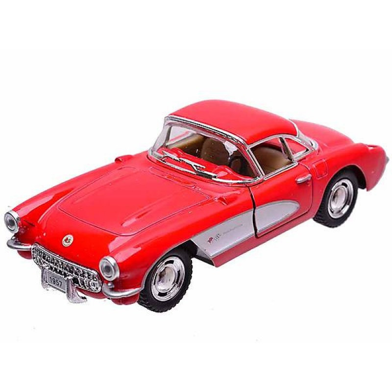 Машинка Chevrolet Corvette 1957 Kinsmart KT5316W інерційна, 1:34