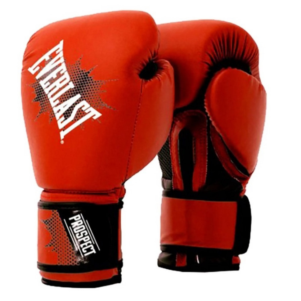 Боксерські рукавиці PROSPECT GLOVES Everlast 820260-70-4 червоно-чорний 8 унцій