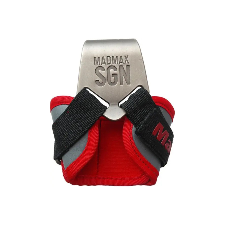 Крюки для тяги на запястье Lat Hooks Antic MadMax MFA-330-U Silver/Grey/Red