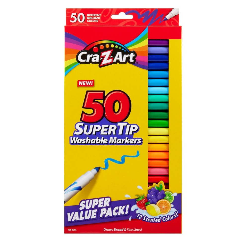 Дитячі маркери легкозмивні Cra-Z-Art 01328CRA 50 штук