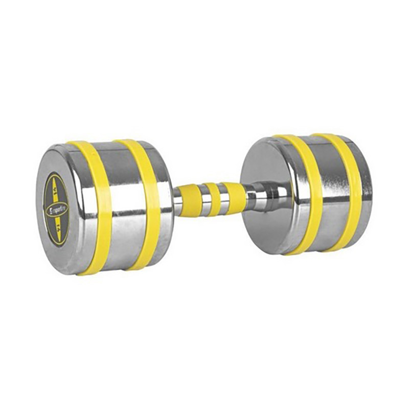 Гантель Yellsteel inSPORTline 20842 хромована 14 кг 