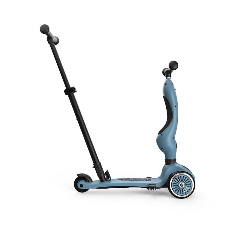 Дитячий триколісний самокат Highwaykick-1 Push and Go Scoot and Ride SR-240527-STEEL