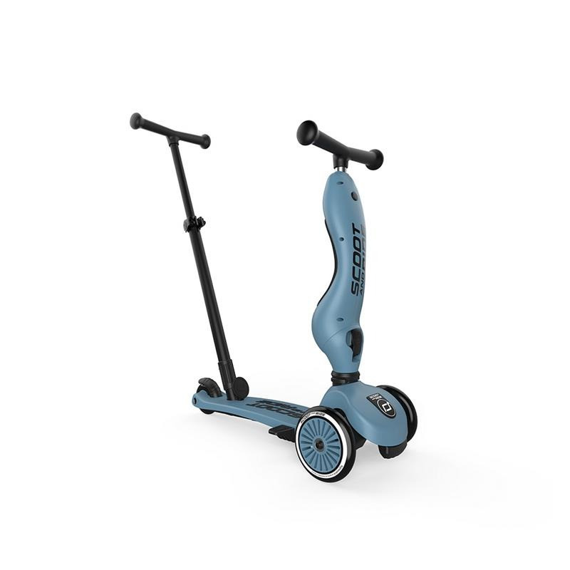 Дитячий триколісний самокат Highwaykick-1 Push and Go Scoot and Ride SR-240527-STEEL