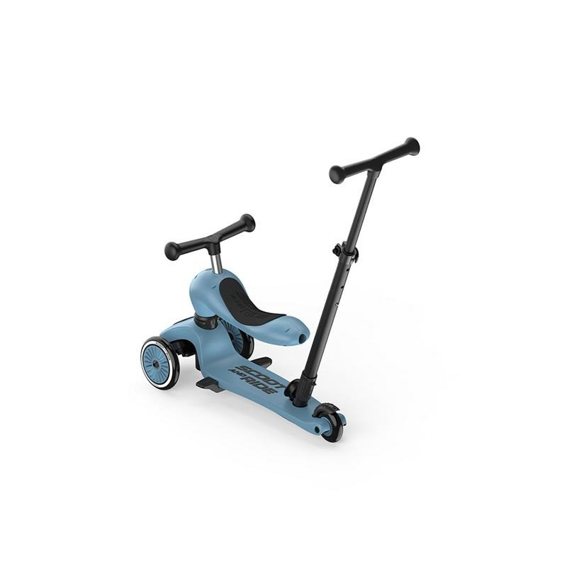 Дитячий триколісний самокат Highwaykick-1 Push and Go Scoot and Ride SR-240527-STEEL