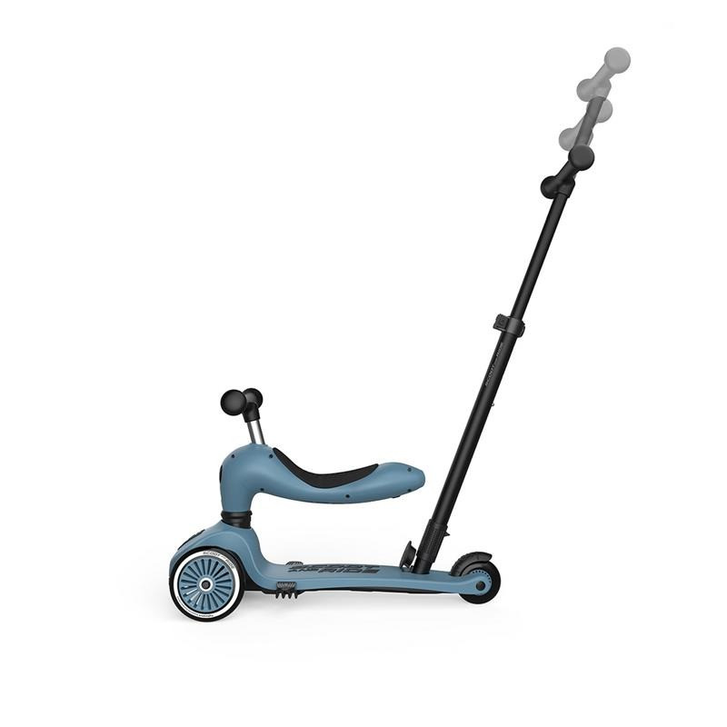 Дитячий триколісний самокат Highwaykick-1 Push and Go Scoot and Ride SR-240527-STEEL