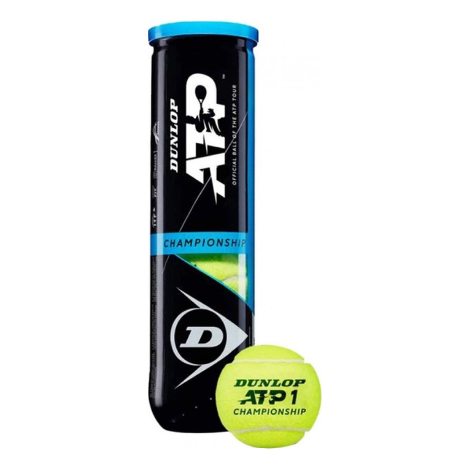 Мячи для тенниса ATP CHAMPIONSHIP 4PET Dunlop 601363, 4 шт