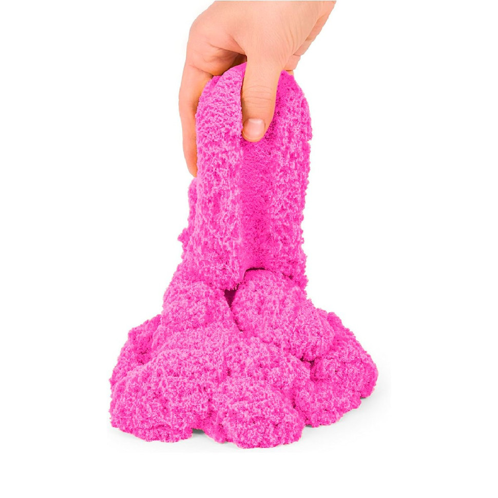 Песок для детского творчества «COLOUR» Kinetic Sand 71453Pi, розовый 907 г